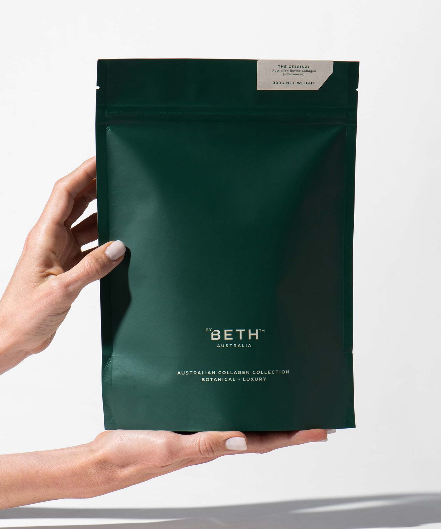 THE ORIGINAL <br>Unflavoured Bovine Collagen Refill Pouch 300g - ByBeth.com
