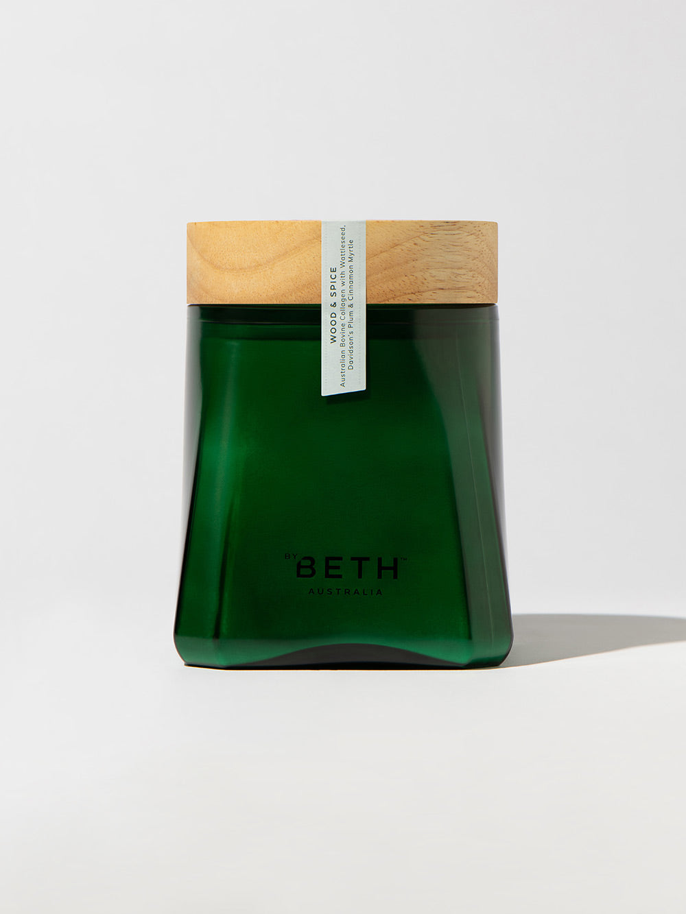 WOOD & SPICE <br>Bovine Collagen with Wattleseed, Davidson’s Plum & Cinnamon Myrtle By Beth Vessel 300g - ByBeth.com