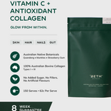 FRUIT & FLORAL Bovine Collagen with Vitamin C Pouch 300g