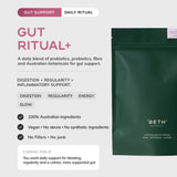 Gut Ritual+ – Daily Prebiotic + Probiotic Gut Health Powder | Refill Pouch 300g