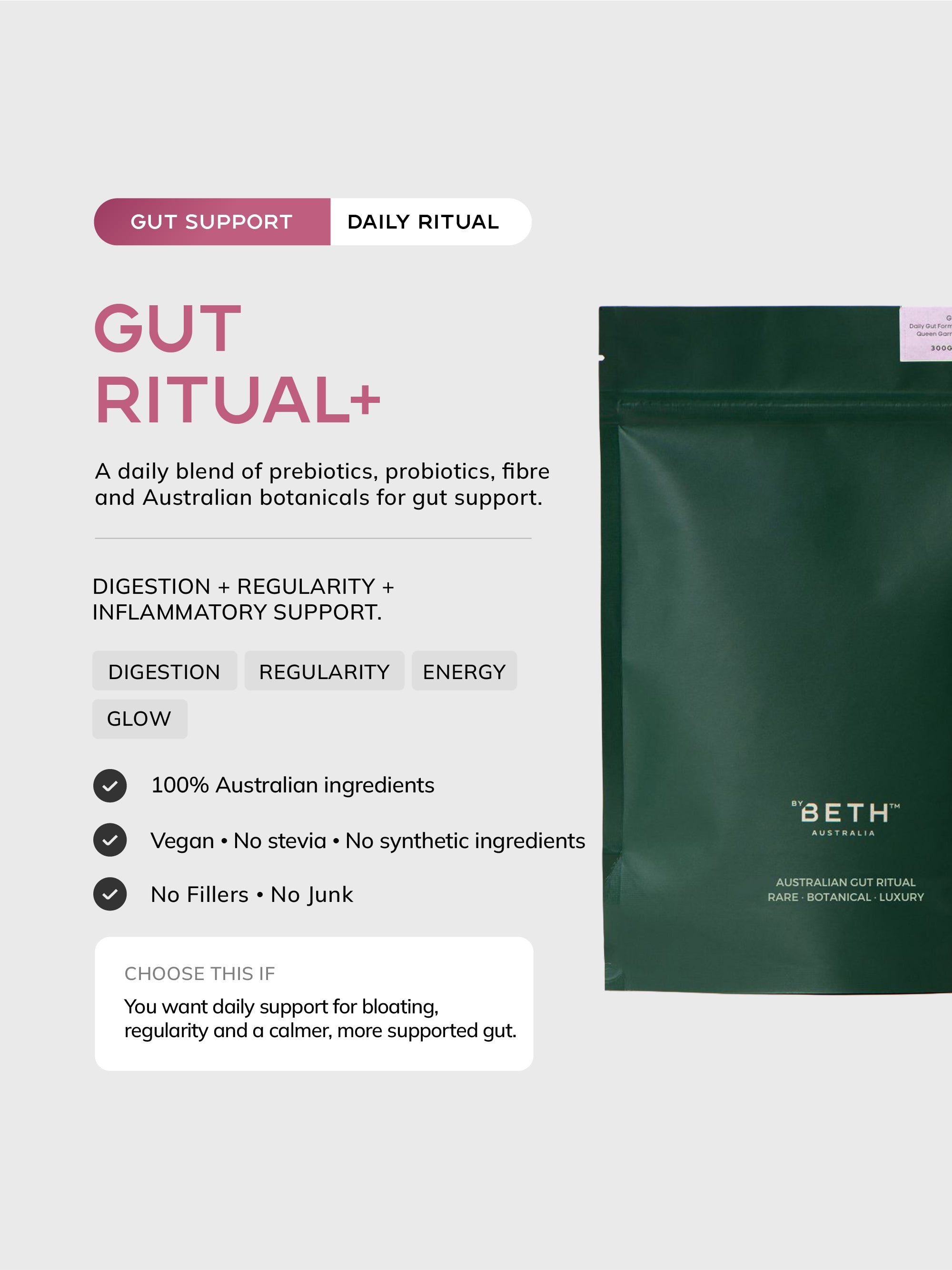 Gut Ritual+ refill pouch 300g