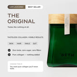 THE ORIGINAL Unflavoured Bovine Collagen By Beth Vessel 300g (Hydrolysed)