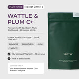 WATTLE & PLUM C+ (Pouch 300g) The Vitamin C-Supercharged Collagen