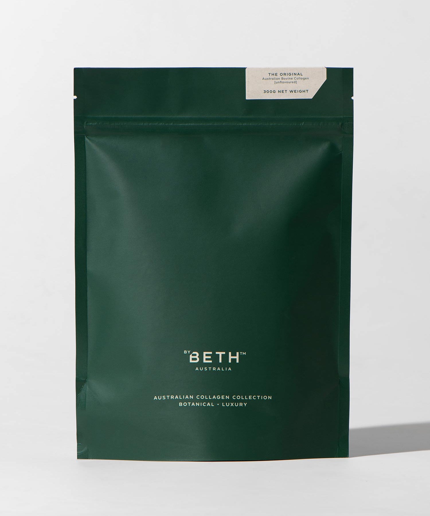 THE ORIGINAL <br>Unflavoured Bovine Collagen Refill Pouch 300g - ByBeth.com